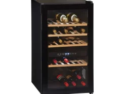 Wolkenstein Weintemperierschrank WTS49DW Schwarz EEK: G