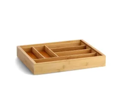 Sale Zeller Besteckkasten Ausziehbar Bambus/HDF 6,5 cm x 35 cm x 43 cm Natur