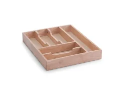 Online Zeller Besteckkasten Gummibaum 6 cm x 43 cm x 34 cm Natur
