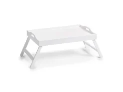 Clearance Betttablett MDF 27 cm x 35,5 cm x 56,5 cm Weiß Küchenhelfer