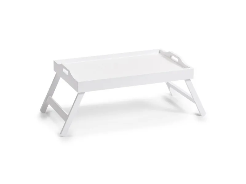 Clearance Betttablett MDF 27 cm x 35,5 cm x 56,5 cm Weiß Küchenhelfer
