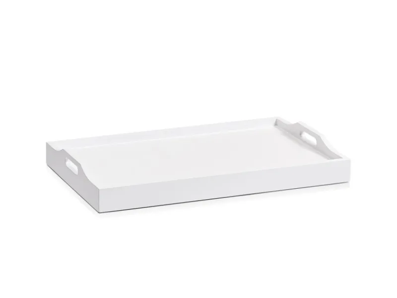 Clearance Betttablett MDF 27 cm x 35,5 cm x 56,5 cm Weiß Küchenhelfer