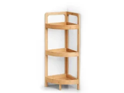 Clearance Zeller Eckregal Bambus 85 cm x 29 cm x 29 cm