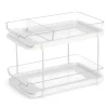 Online Zeller Etagenregal Kunststoff 23,5 cm x 21,3 cm x 33,3 cm Transparent