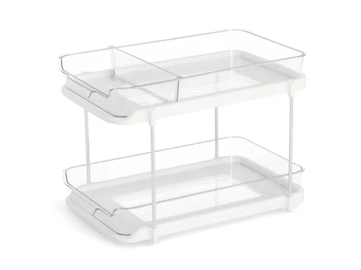 Online Zeller Etagenregal Kunststoff 23,5 cm x 21,3 cm x 33,3 cm Transparent