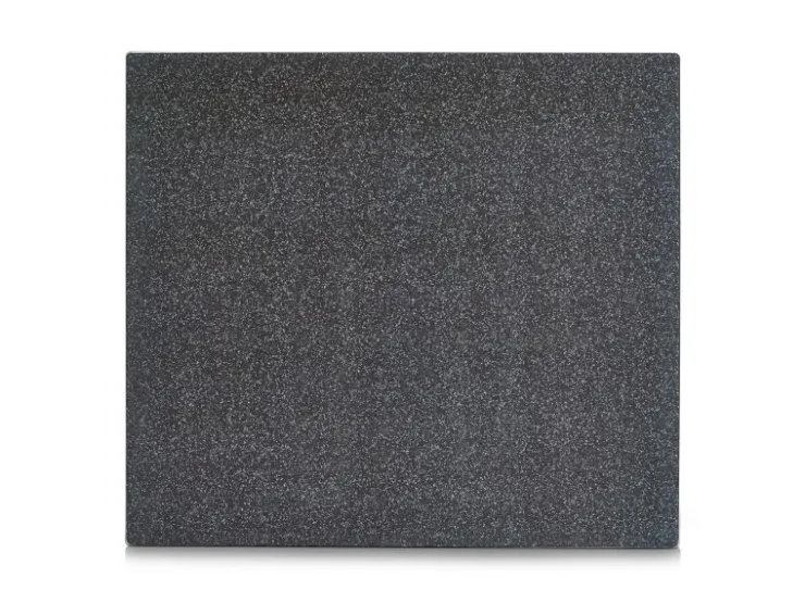 Zeller Küchenhelfer|Kochfelder<Herdblende-/Abdeckplatte Granit-Optik Glas 50 cm x 56 cm Anthrazit