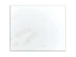 Zeller Küchenhelfer|Kochfelder<Herdblende-/Abdeckplatte Granit-Optik Glas 50 cm x 56 cm Anthrazit