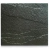 Best Zeller Herdblende-/Abdeckplatte Schiefer-Optik Glas 50 cm x 56 cm Anthrazit