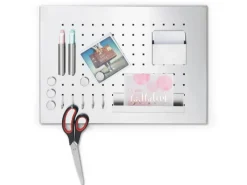 Discount Memoboard mit Utensilien 50 cm x 35 cm x 1,5 cm Edelstahl Küchen-Ordnungssysteme
