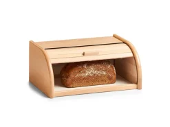 New Rollbrotkasten Buche 18 cm x 28,2 cm x 39 cm Natur Küchenhelfer