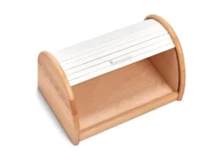 Zeller Küchenhelfer<Rollbrotkasten Buche 21 cm x 25 cm x 39 cm Weiß