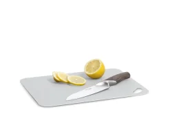 Zeller Schneidebretter<Schneidematten-Set Kunststoff 2-teilig 29 cm x 38 cm Anthrazit/Grau Anthrazit Grau