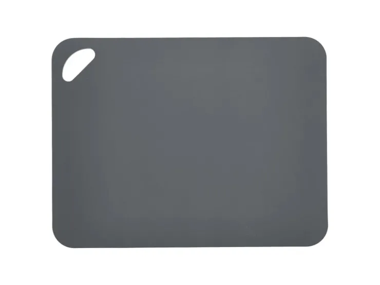 Zeller Schneidebretter<Schneidematten-Set Kunststoff 2-teilig 29 cm x 38 cm Anthrazit/Grau Anthrazit Grau