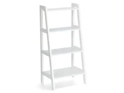 Online Zeller Standregal mit 4 Ablagen MDF 43 cm x 32 cm x 90 cm Weiß