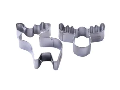 New Zenker Ausstecher-Set Elch Silber 2-teilig Küchenhelfer