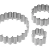 Discount Ausstecher-Set 3-teilig Edelstahl Küchenhelfer