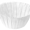 Clearance Muffin-Pergamentbackförmchen Ø 5 cm x 3,5 cm Weiß 30 Stück Küchenhelfer
