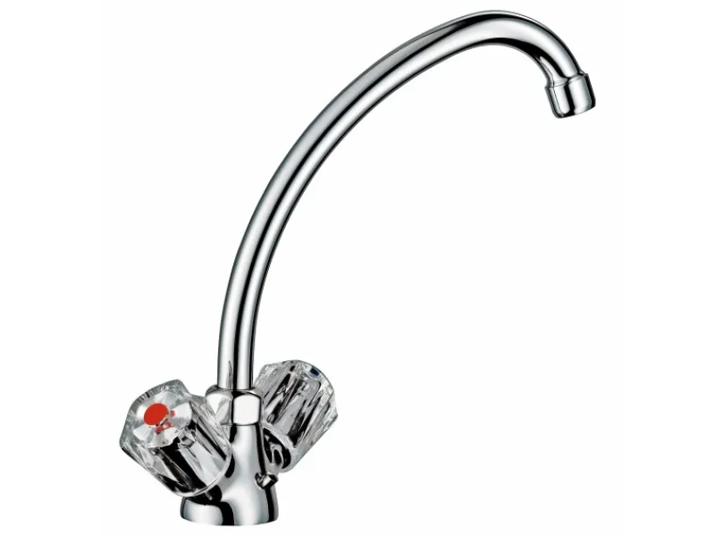 Sale Zweigriff-Küchenarmatur Ledro Chrom Zweigriffarmatur