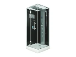 AcquaVapore Einhebelmischer<AquaVapore Dampfdusche Duschtempel Sauna Dusche Duschkabine D38-23L2-EC 100x100