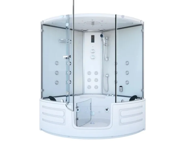 AcquaVapore Einhebelmischer<AquaVapore Dampfdusche Whirlpool Dusche Duschkabine K70-WS-EH-EC-SC 150x150cm