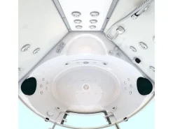 AcquaVapore Einhebelmischer<AquaVapore Dampfdusche Whirlpool Dusche Duschkabine K70-WS-EH-EC-SC 150x150cm